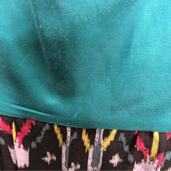 Diodore by Anthropologie March of the Elephants print dress silk blend - Picture 3 of 6